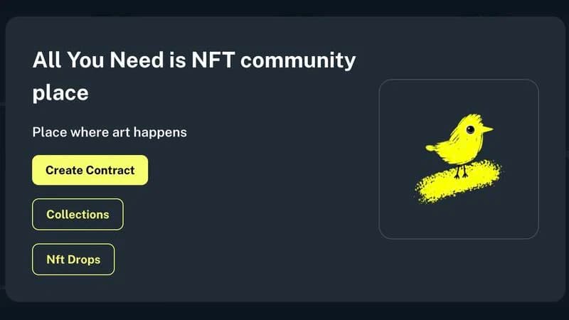 AllYouNeedIsNft - NFT Marketplace Startup