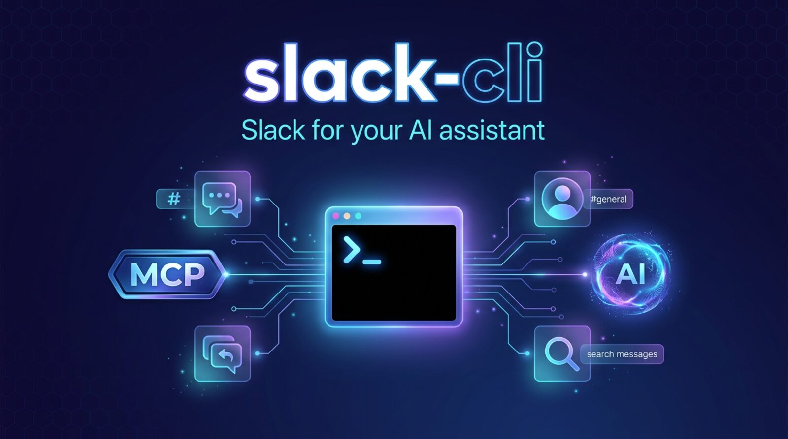 slack-mcp — an AI assistant searching Slack messages, threads, and users