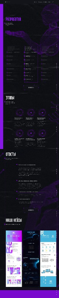 Kondraland design portfolio page