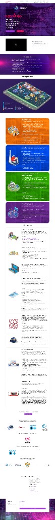 RoboArmy festival website — full page screenshot